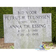 Grafstenen kerkhof Herwen Coll. HKR (327) P.M.Teunissen